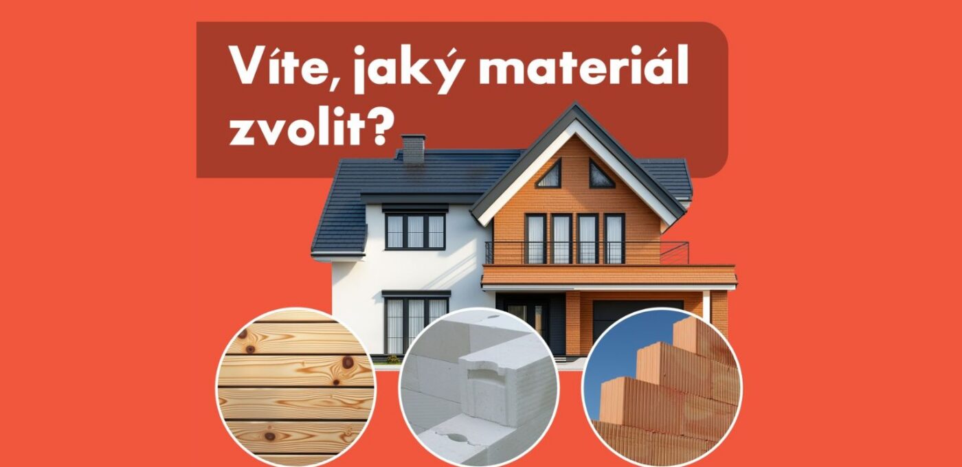 Cihla, pórobeton nebo dřevostavba? Jak vybrat materiál pro svůj dům