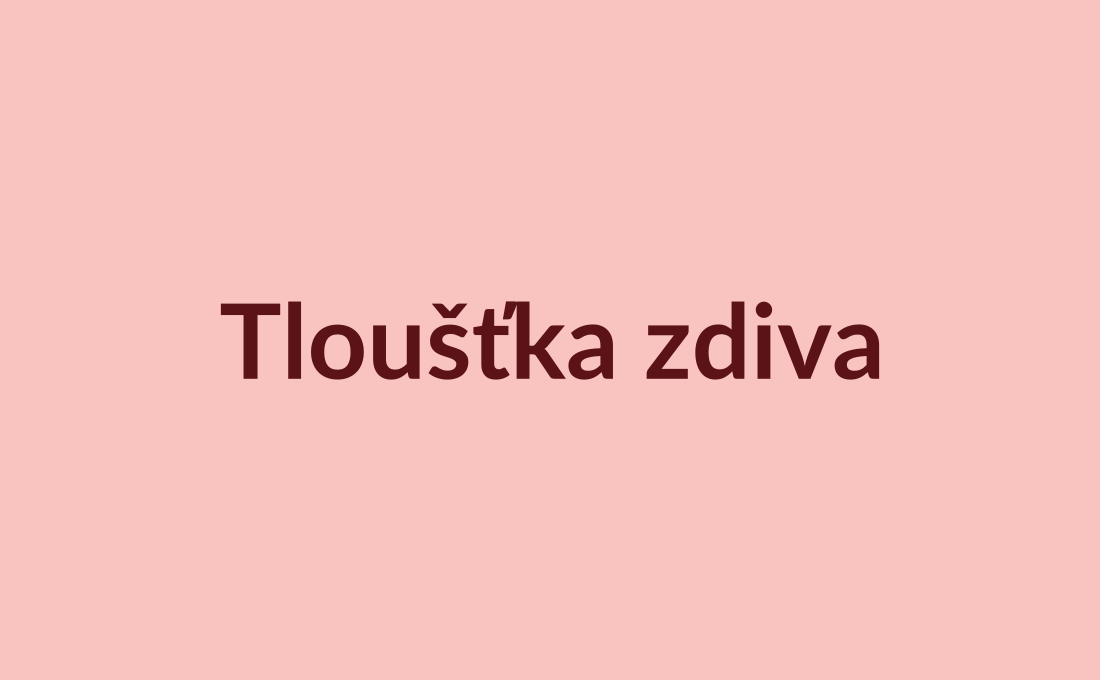 Jak správně zvolit tloušťku obvodového zdiva